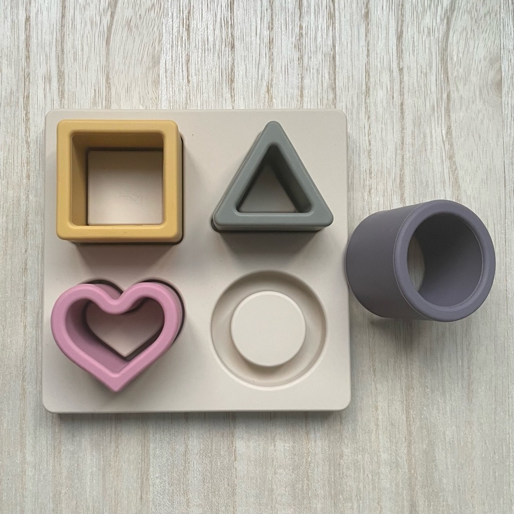 Silicone  Baby Puzzle - Multi Colour